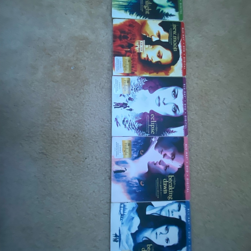 Twilight saga hard copies
